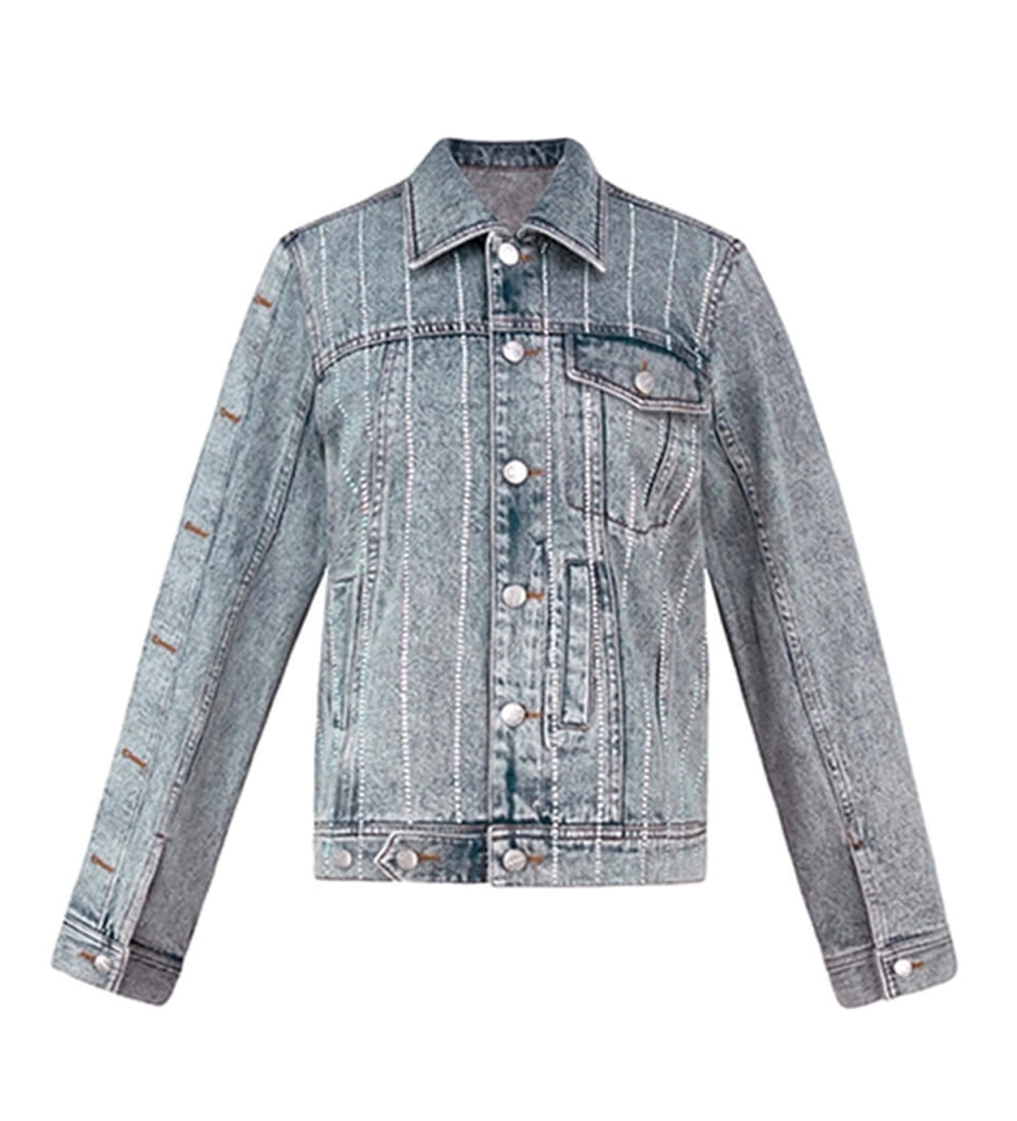 Zyas Hot Drilled Denim Jacket