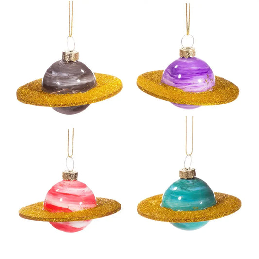 Aana Mini Planets Shaped Bauble Set of 4