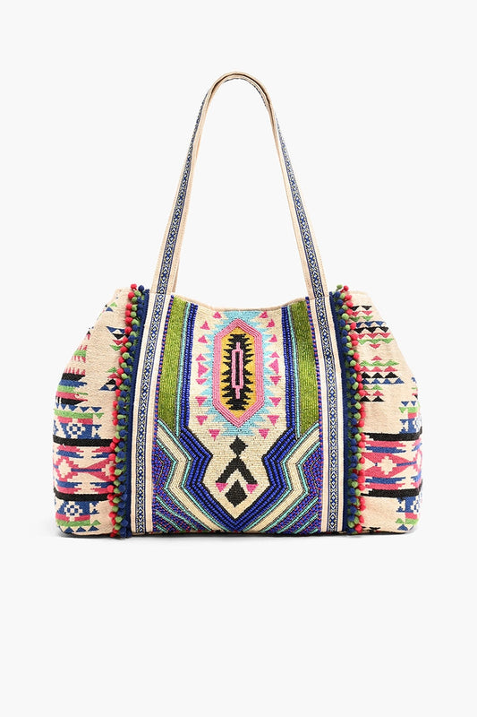 Zyana Ethereal Embellished Tote