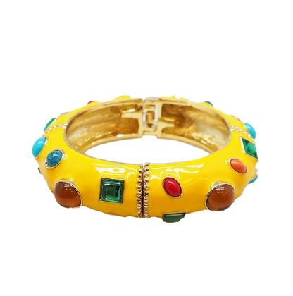 Kucho Mustard Planet - Yellow Bangle - Made in France