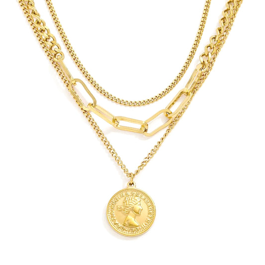 Daiz Denise Necklace - 18K Gold Plated