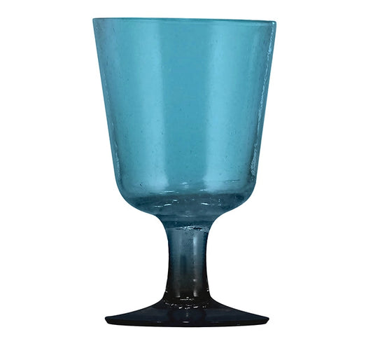 Alleana Blue Mineral Wine Glass - Made From Recycled Glass