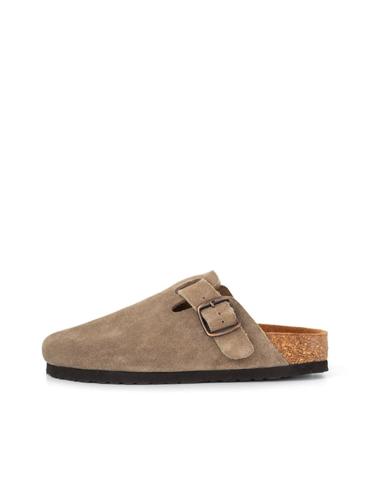 Kucho Must Have Suede Cork Mule - Made In England