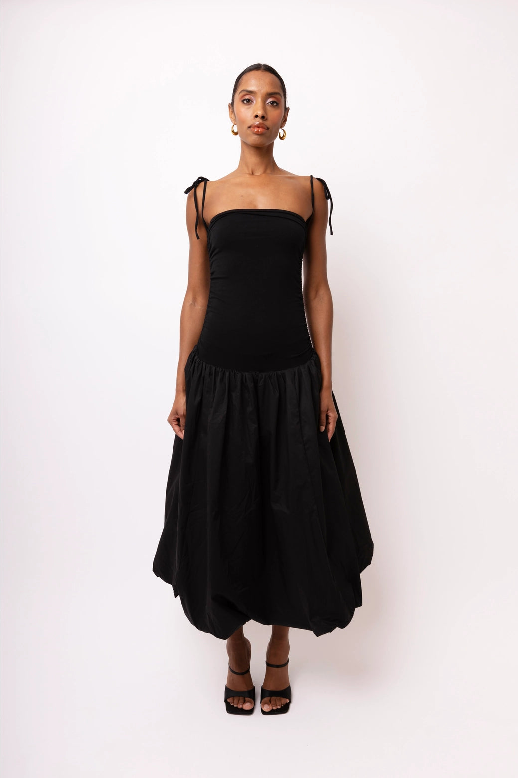 Amy Lynn Alexa Black Puffball Dress