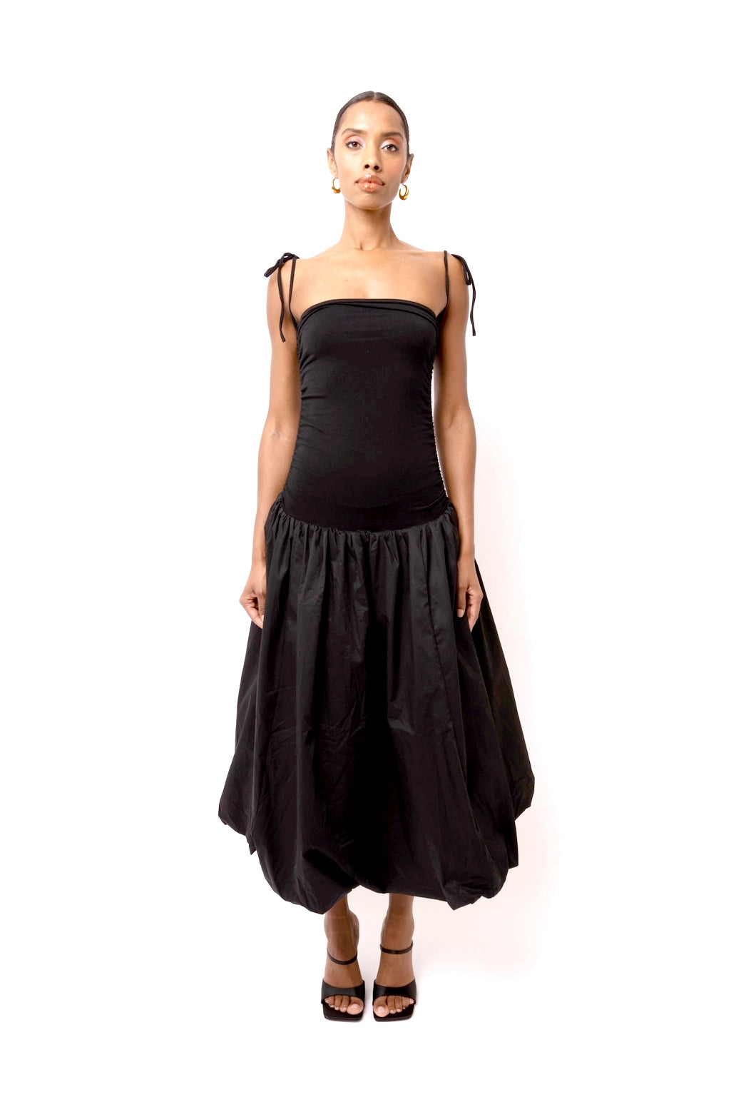 Amy Lynn Alexa Black Puffball Dress