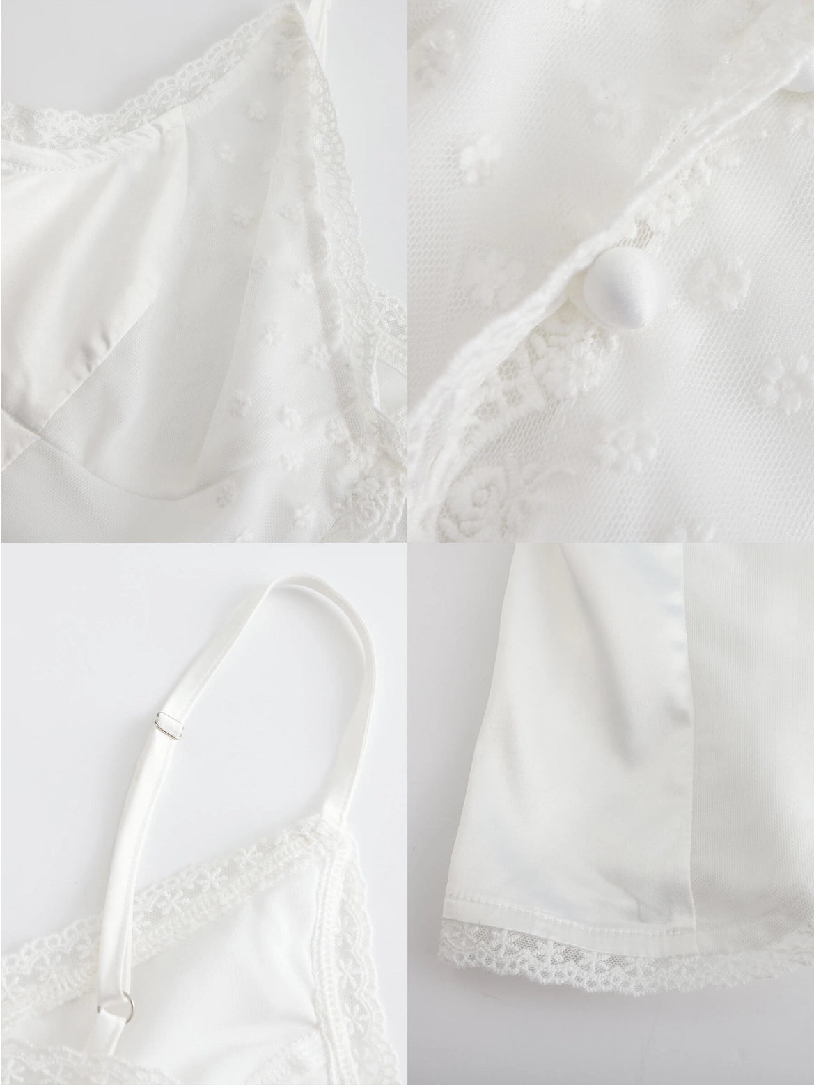 Alleana Embroidered Lace Tank Top