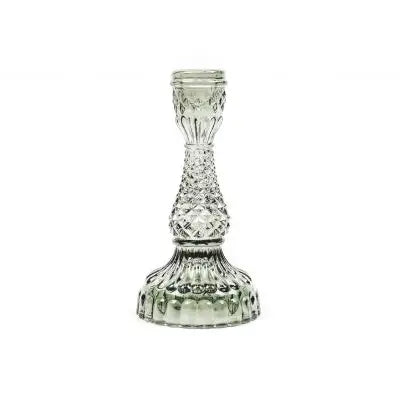 Adda Glass Candleholder - Smokey - 8,5x16cm