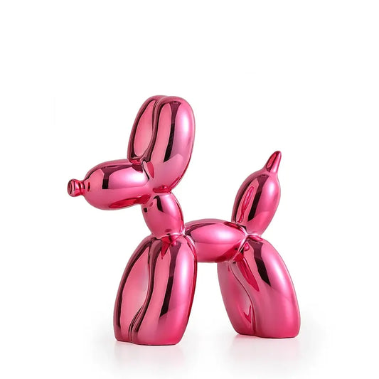 Balloon Dog Pink Metallic