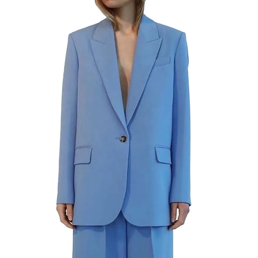 Blue Trouser Suit