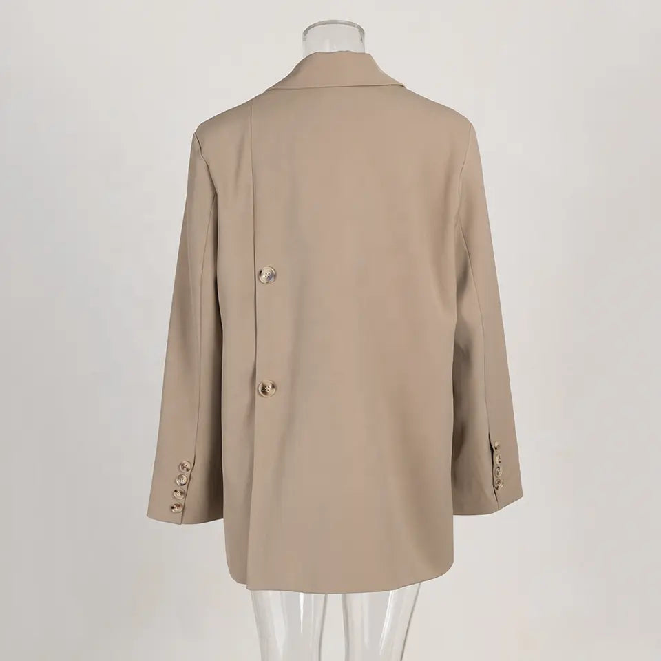 Bowie Cream / Beige Korean Tailored Jacket