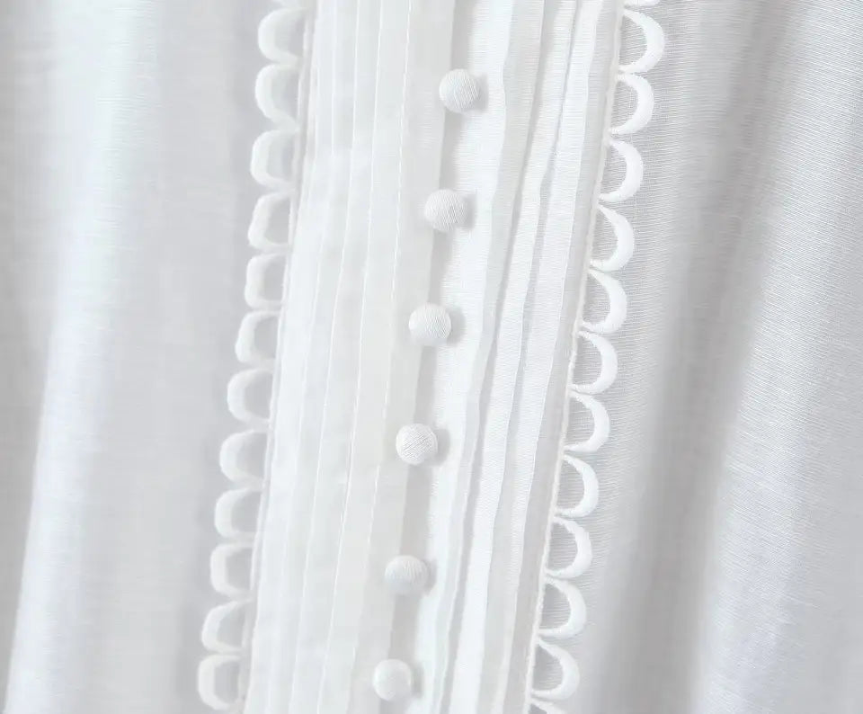 Kucho White Victorian Style Shirt