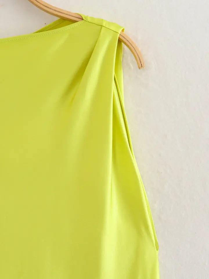 Bridget Lime dress