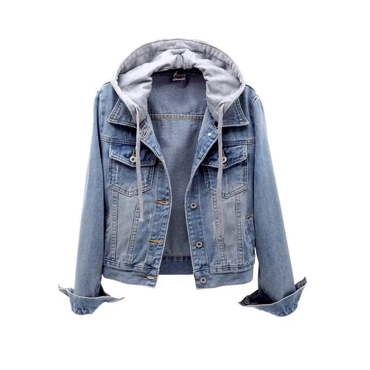 Daisy Hooded Denim Jacket