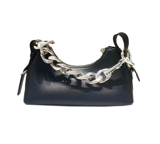 Kucho Black Cool Kids Handbag - 22 x 12 x 15cm