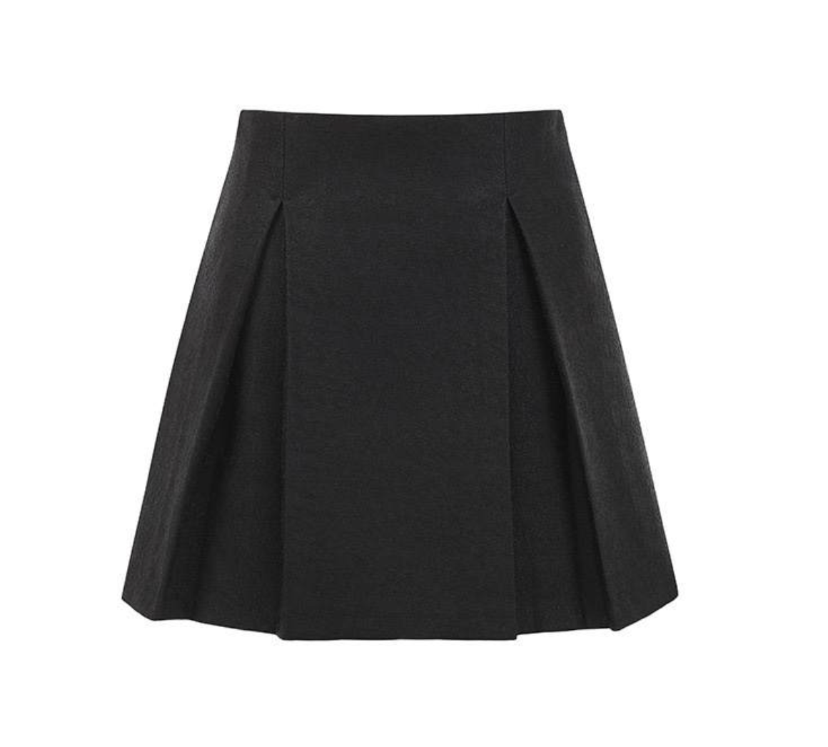 Kucho Black Frill Skirt Suit