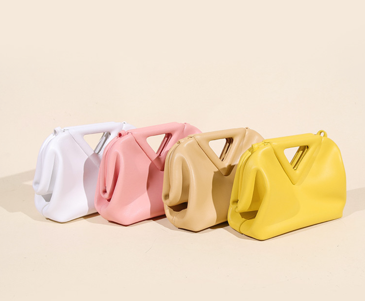 Kucho Yellow lime / Turquoise / White / Pink / Yellow / Black / Cream Claire Pouch Bag