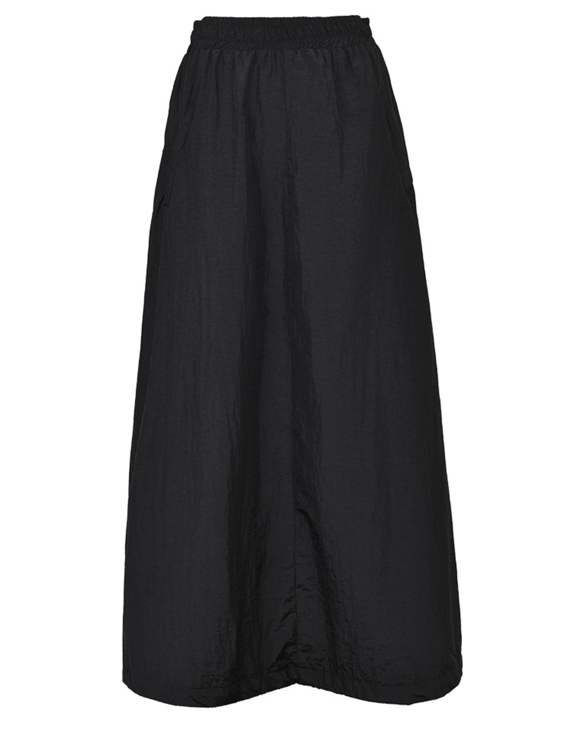 Kucho Black Chiffon Long Skirt