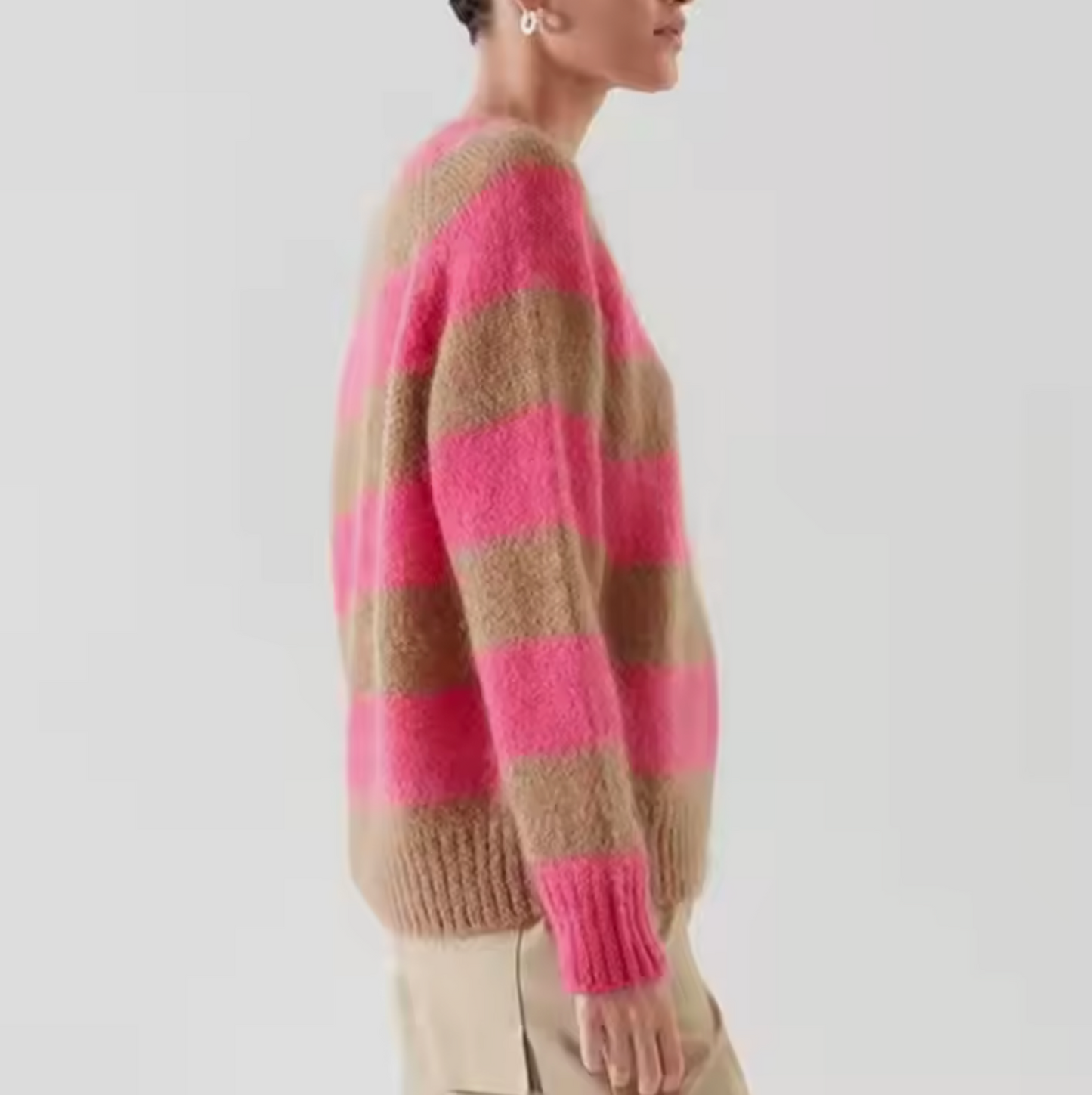 Allure Stripe Wool Jumper