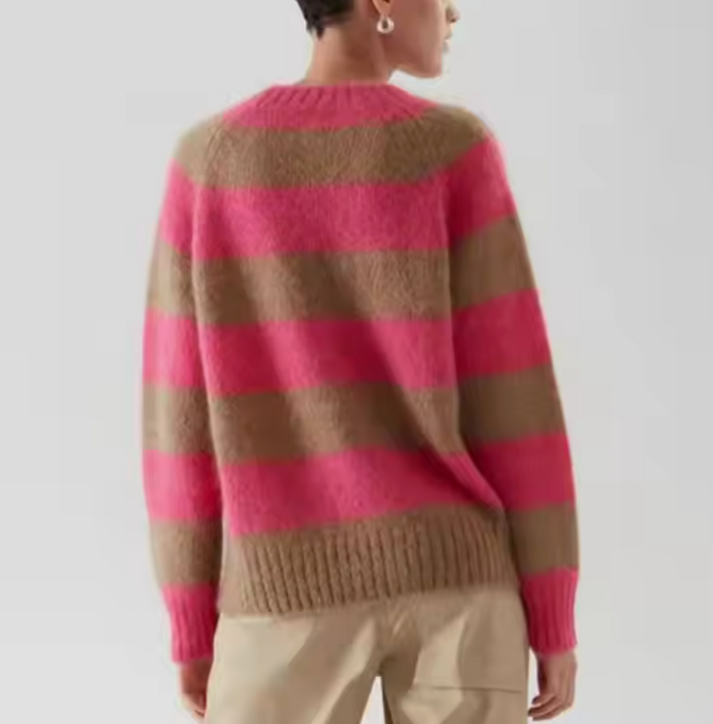 Allure Stripe Wool Jumper