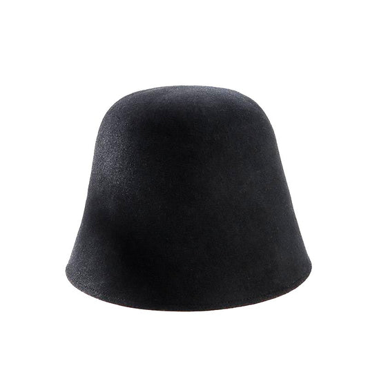 Grey / Black Felt Bucket Hat