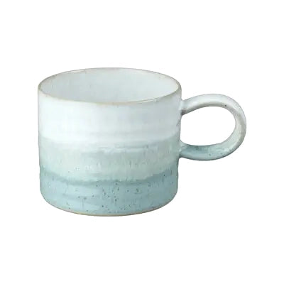 Diari - Denby Stoneware Kiln Green Small Ridged Mug - Made In England