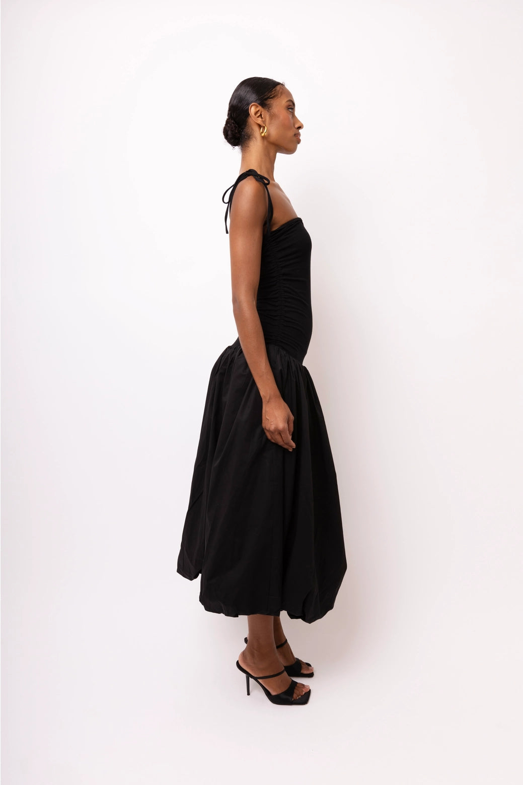 Amy Lynn Alexa Black Puffball Dress