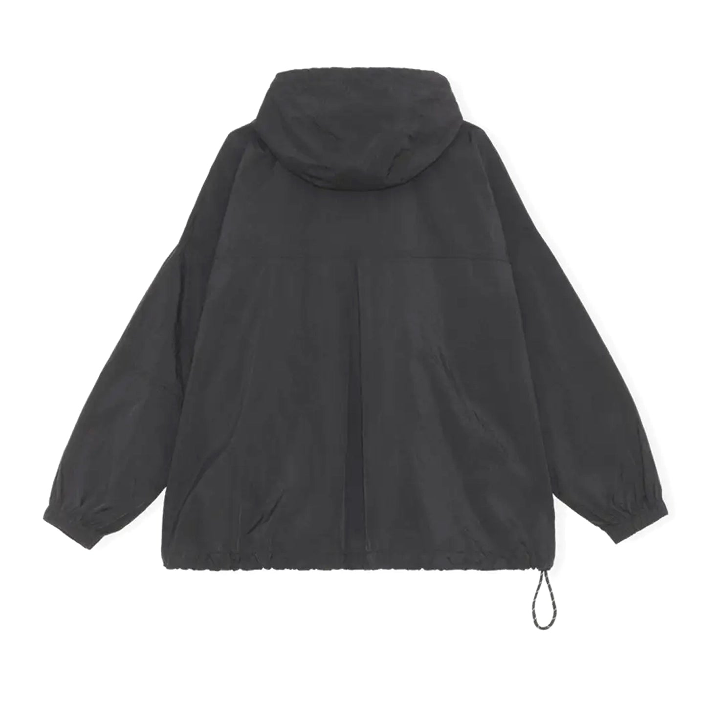 Autumn Coast Anorak Jacket - Black - 100% recycled polyester