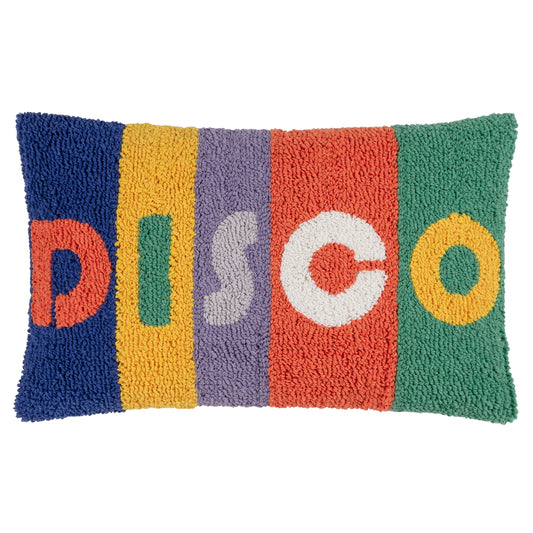 Betu Disco Knitted Cushion Multicolour - Made In England