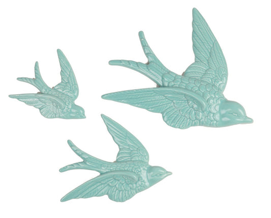 ACR Swallow Wall Decorations Duck Egg - Set of 3