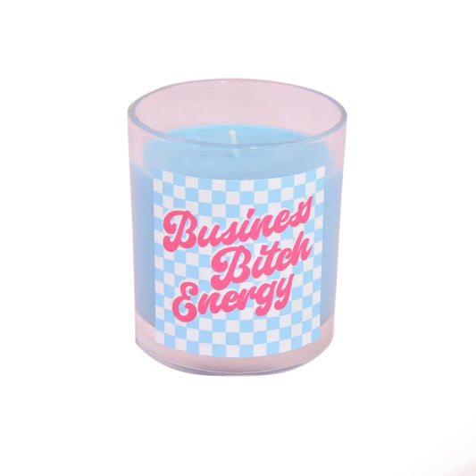 Kucho Baby Blue Business Bitch Candle - Honey & Tobacco