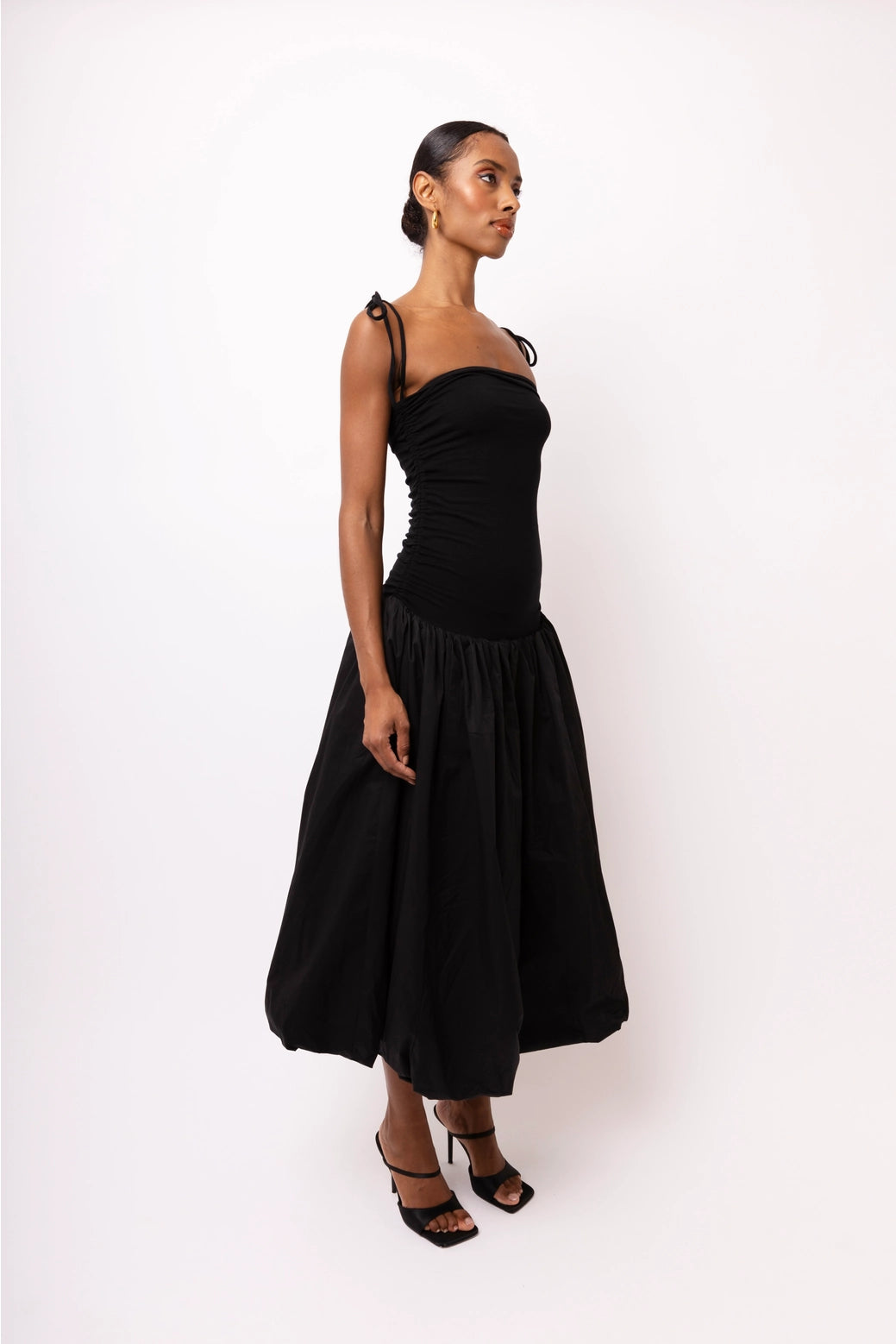 Amy Lynn Alexa Black Puffball Dress