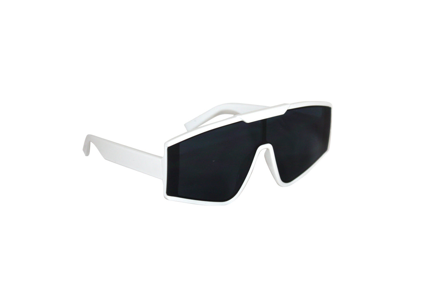 Kucho White Visor Sport Sunglasses