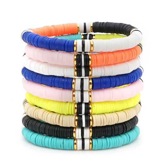 Kucho Crush Multi Pack x9 Clay Colourful Bracelets
