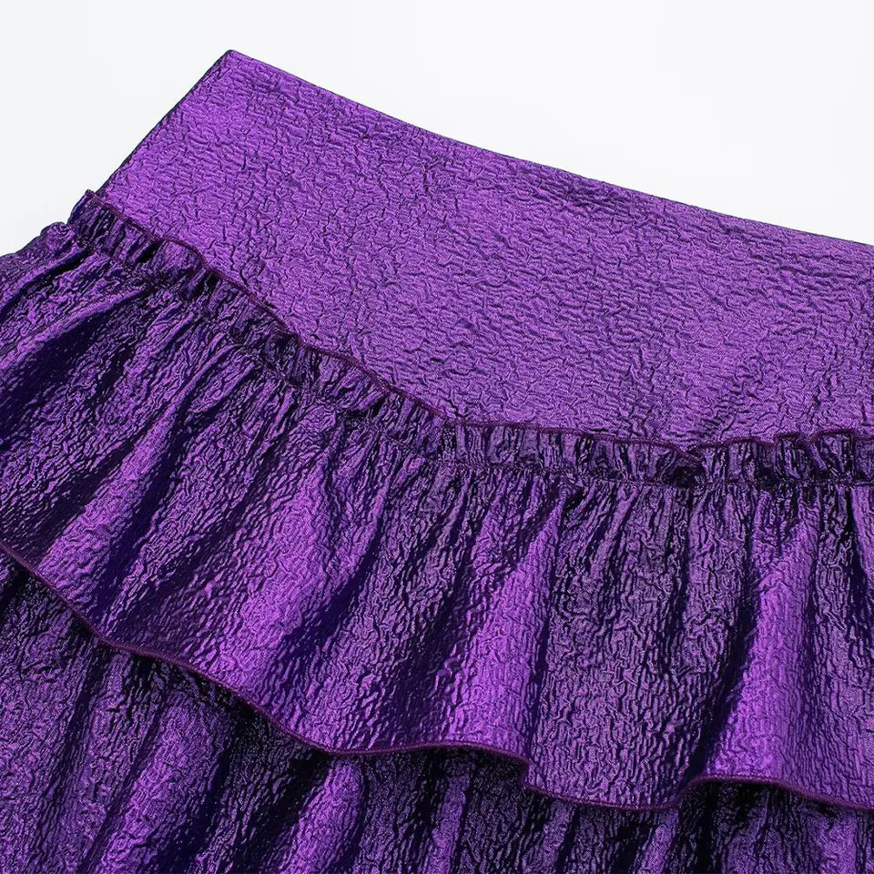 Kucho Purple Club Skirt