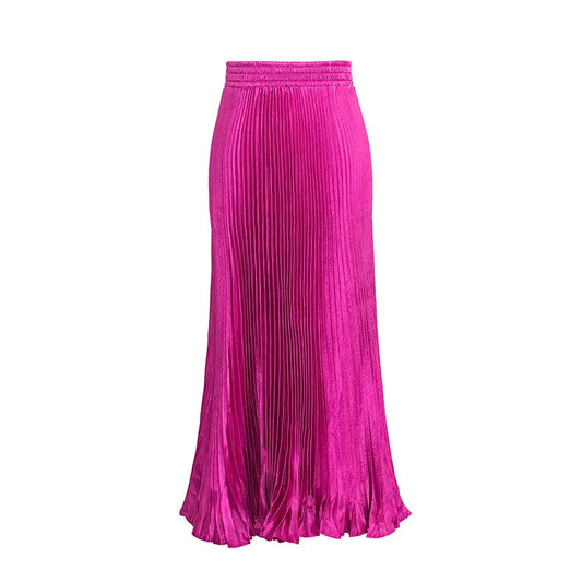 Kucho Pink Intense Pleated Dance Skirt