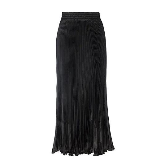 Kucho Black Pleated Dance Skirt