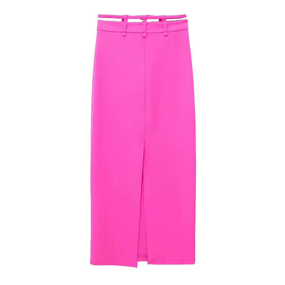 Kucho Pink Intense Coordinate Pencil Skirt