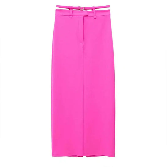 Kucho Pink Intense Coordinate Pencil Skirt