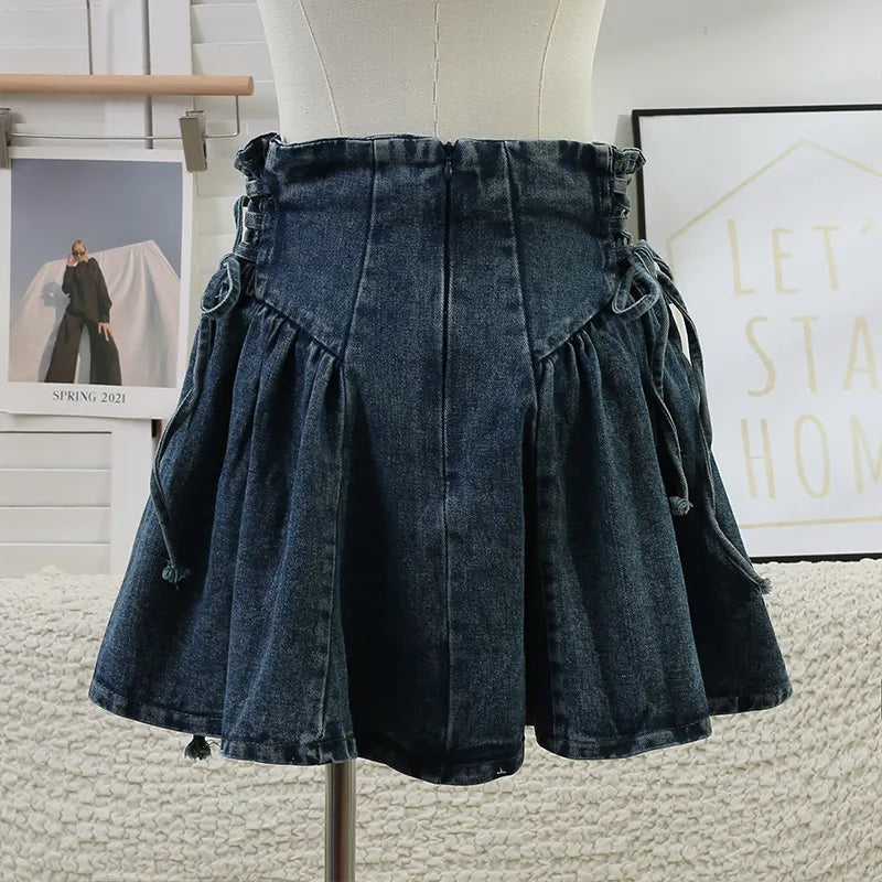 Kucho Denim Mini Skirt