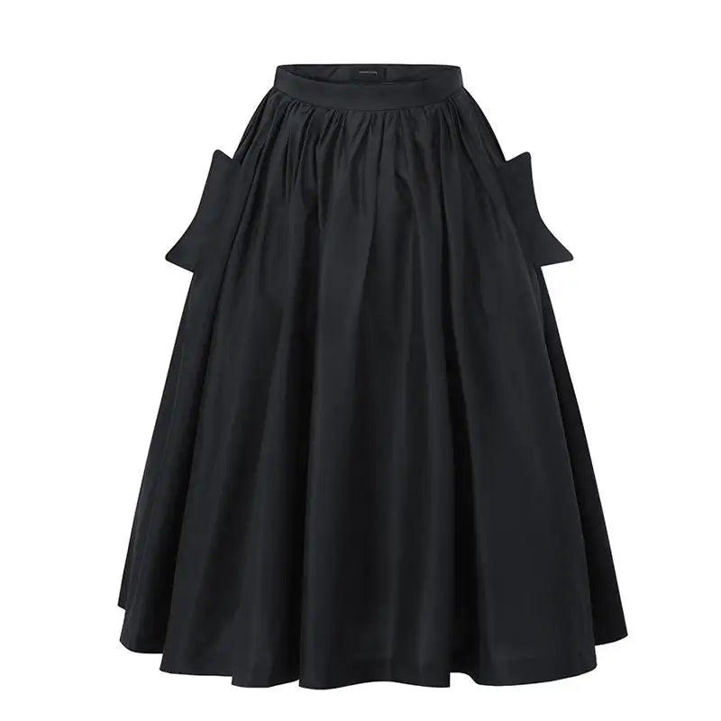 Kucho Black 50s Style Skirt